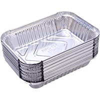 DOITOOL 20 Piezas Bandejas de Goteo de la Parrilla de bandejas de Aluminio Desechables de Parrilla al Aire Libre para…
